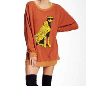 Wildfox Junglecat Roadtrip Sweater