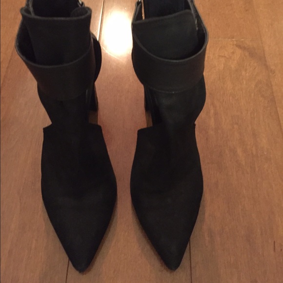OAK NYC Suede Booties