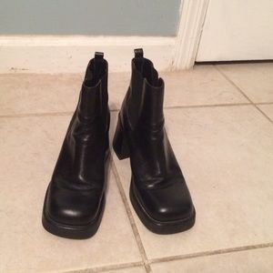 Black MIA chunky boots