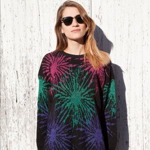 Vintage Starburst/Firework Sweater