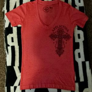 Authentic Affliction V-neck tee