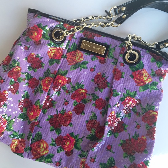 Betsey Johnson Handbags - 🆕 Betsey Johnson Floral Sequins Handbag