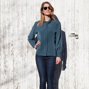 Vintage PENDLETON Blue blouse