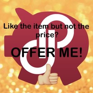 Like the item but not the price? Offer me!