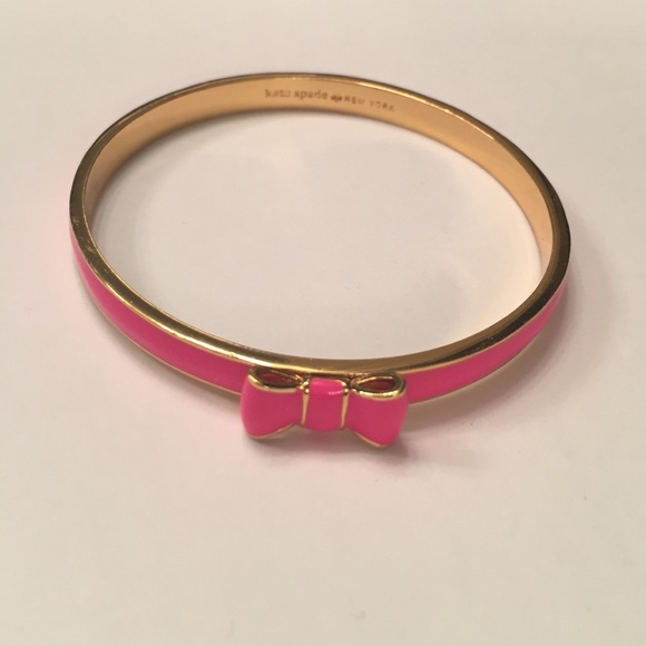 Pink Kate spade bow bangle