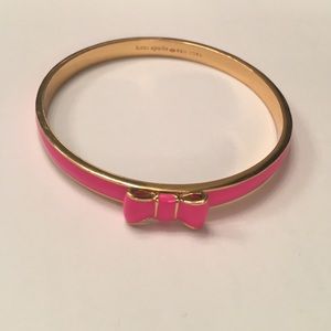 Pink Kate spade bow bangle