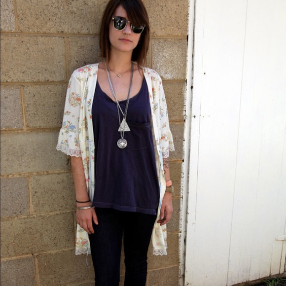 Vintage Floral Blouse/Nightgown