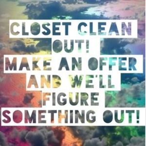 Cleaning out closet