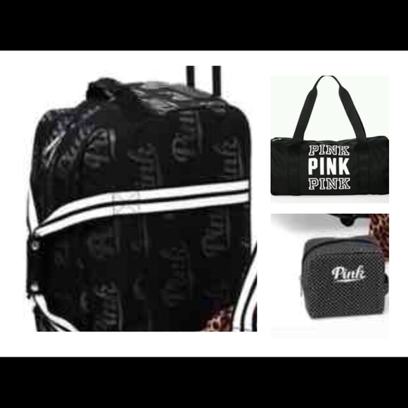 BRAND NEW VS PINK Luggage Set!