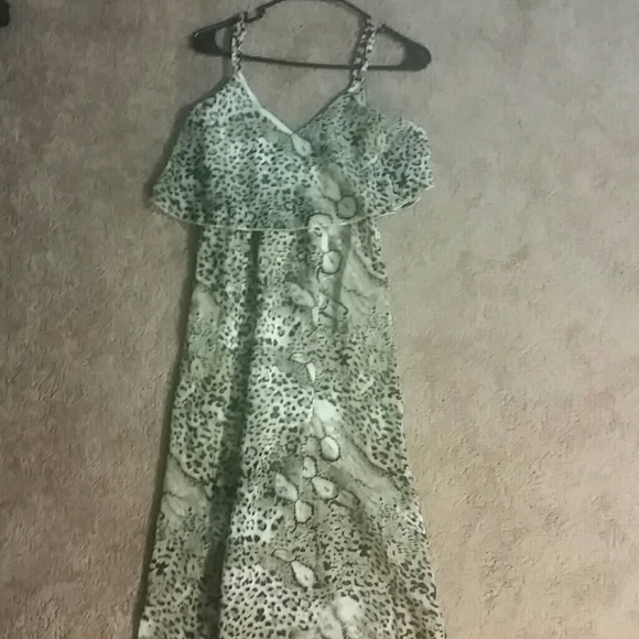 Leopard maxi dress