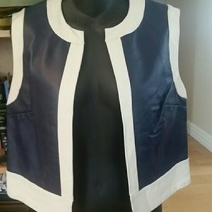 Vegan leather cropped vest. - Vintage original