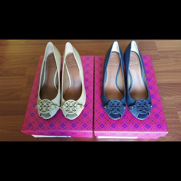 Tory Burch Mini Miller Open Toe 65mm Wedge