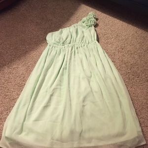 Mint Green Chiffon Maternity Dress