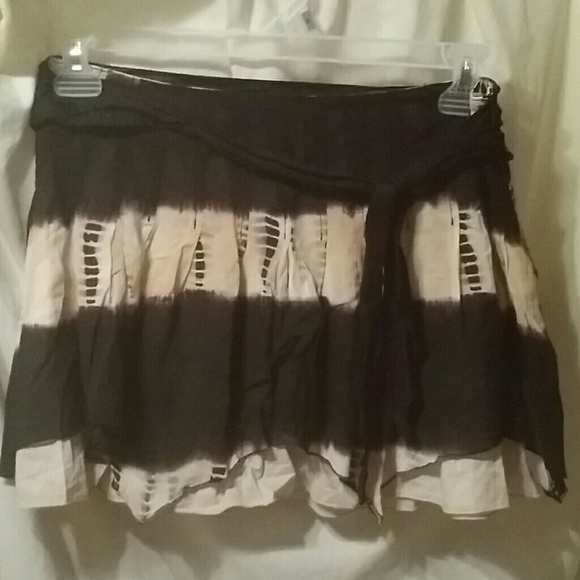 Awesome Free People layered batik skirt sz 0 - Picture 1 of 4