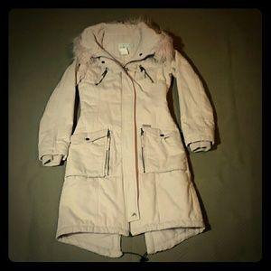 Pink Calvin Klein Parka