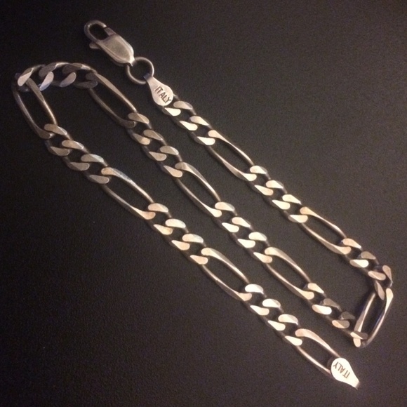 Silver 925 figaro bracelet