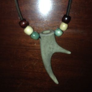 Huron Deer Antler Necklace