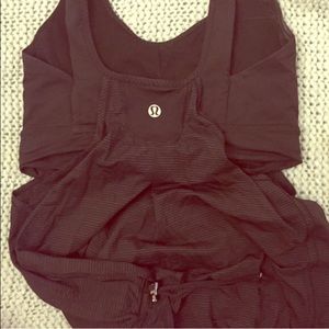 Lulu lemon tank with built in sports bra