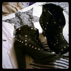 Designed heels, new without tags.