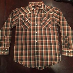 Vintage western plaid shirt