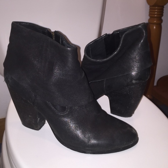 Nine West Black Heel Booties