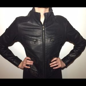 LEVI'S 100% LEATHER MOTORCYCLE JACKET