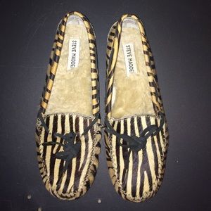Steve Madden tiger stripe moccasins