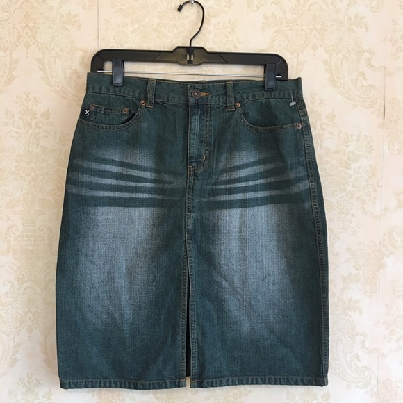 EXPRESS Blue Jean Skirt