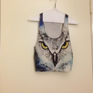 Owl crop top