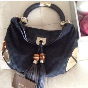 Authentic Gucci Medium Babouska Indy Hobo