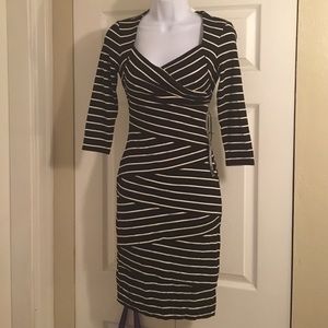 Black and white dress