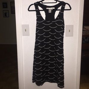 Black & white Max Studio bodycon layered dress Black & white Max Studio bodycon layered dress