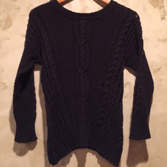 Pink Rose Black knit sweater