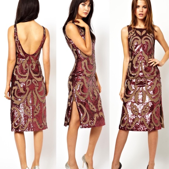 Anthropologie Dresses & Skirts - Needle & thread sequin embellished dress sz xs