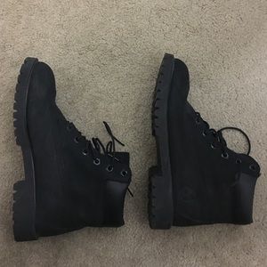 Black premium timberland boots