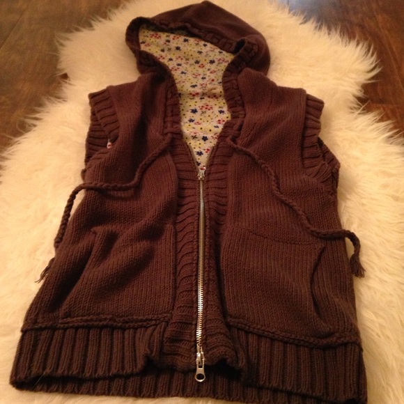 Free People soft full zip sweater