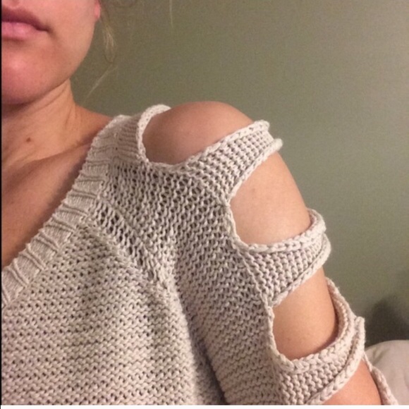 Ark & Co Sweaters - Sexy Cutout Sweater