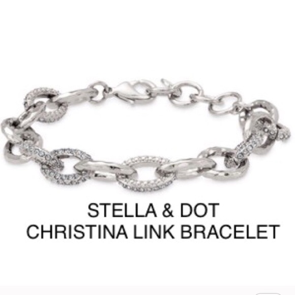 Stella & Dot Jewelry - Stella & Dot silver Christina Link Bracelet