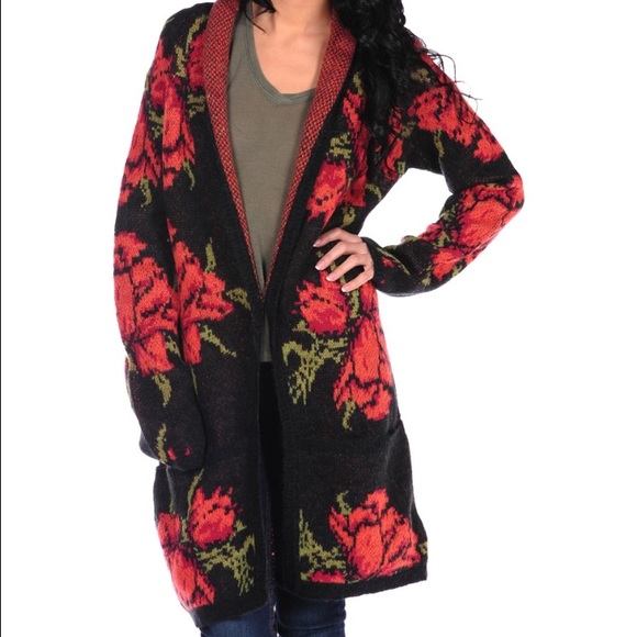 Free People Sweaters - Free people flower power cardi