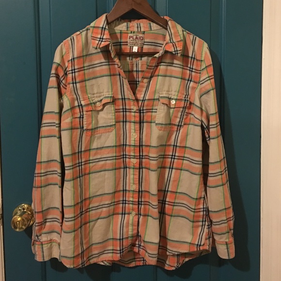 Old Navy plaid flannel