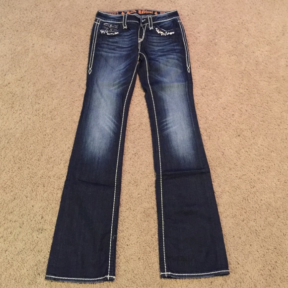 "Kai" Dark Wash New w/ Bag Rock Revival Jeans! 27
