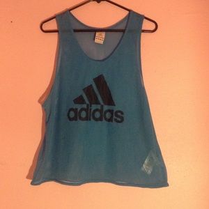 Adidas mesh workout top