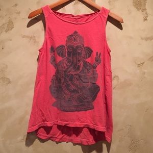 Red Lucky Brand muscle tee