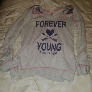 Over size Forever young shirt