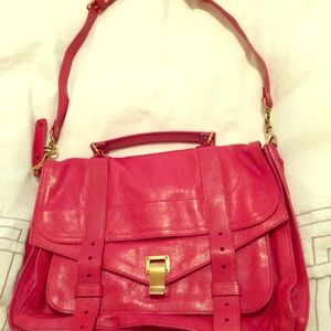 Orients Shoulder Red PS1 Bag Satchel-Large