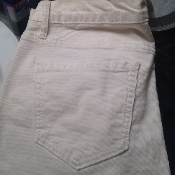 Cream corduroy skinnies