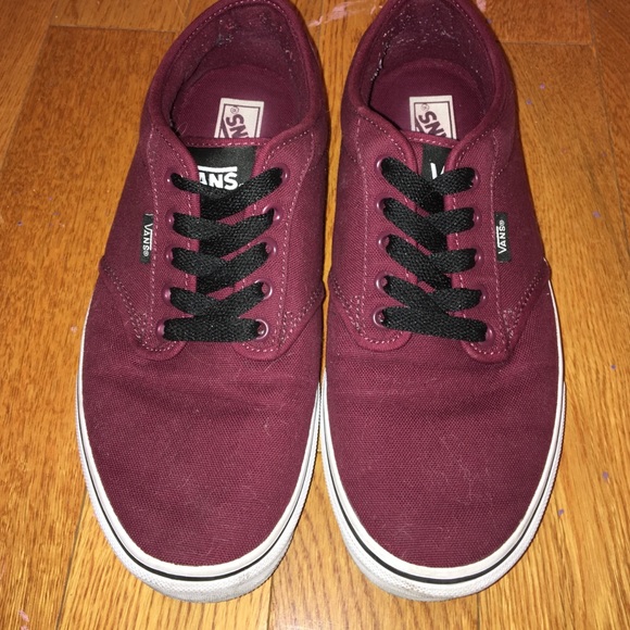 VANS MAROON SIZE 9.5/10