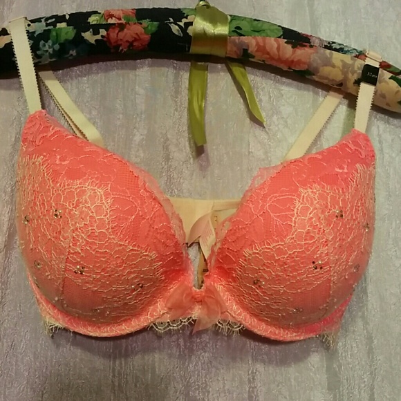 Victoria's Secret Pink Jeweled padded bra