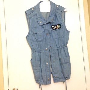 Blue vest