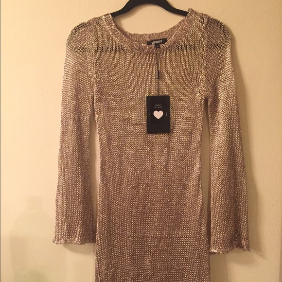 Missguided Metallic Dress